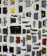 wall of different locks